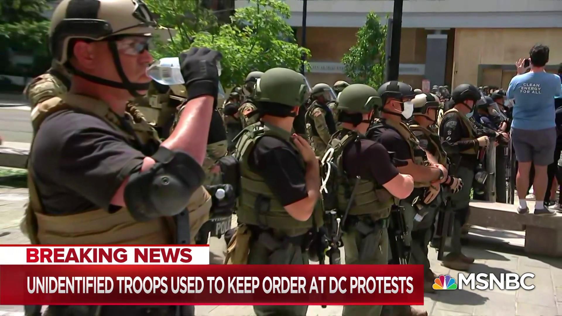 Unidentified, armed federal troops raise accountability concerns