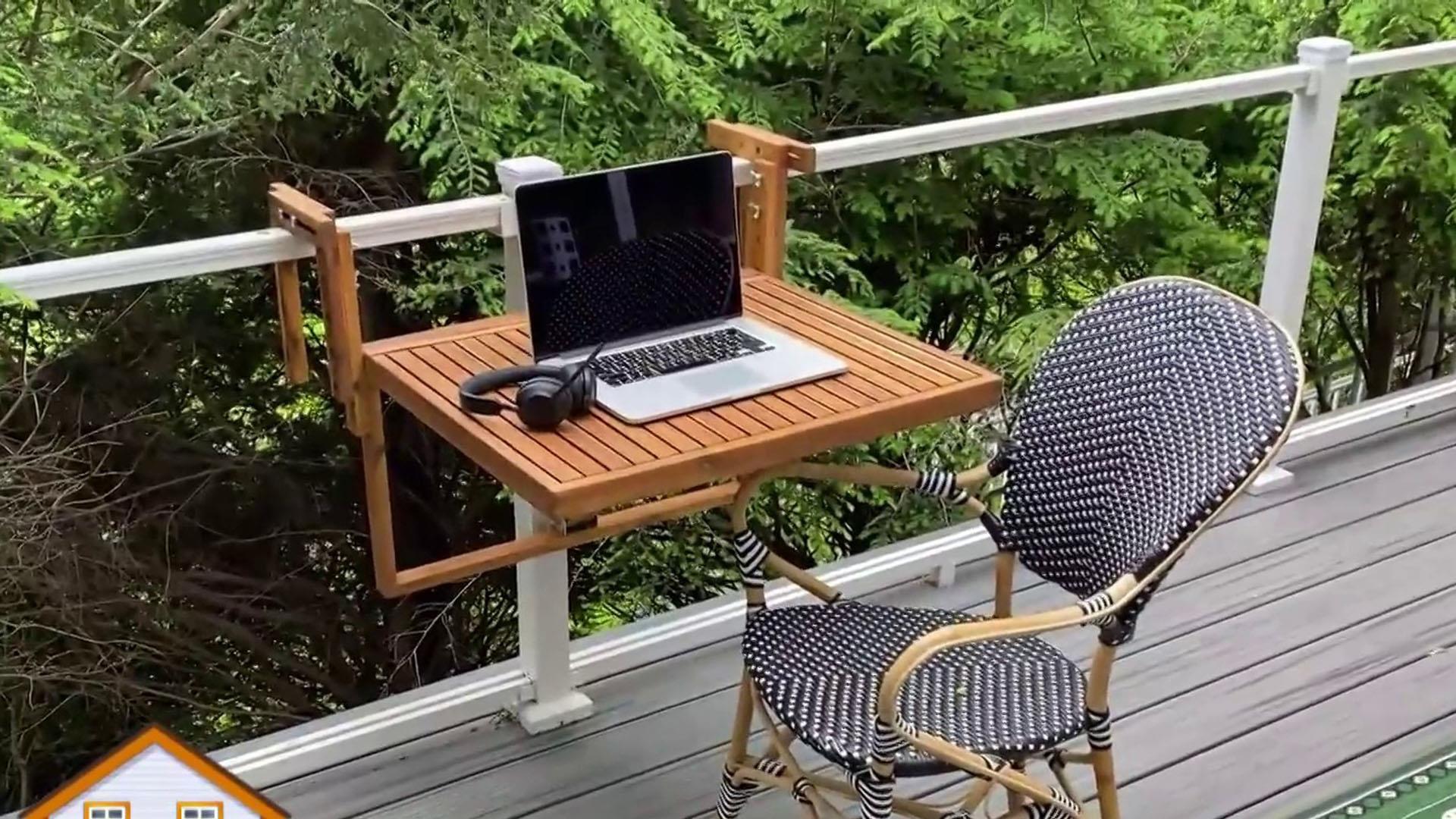 How to move your home office outside