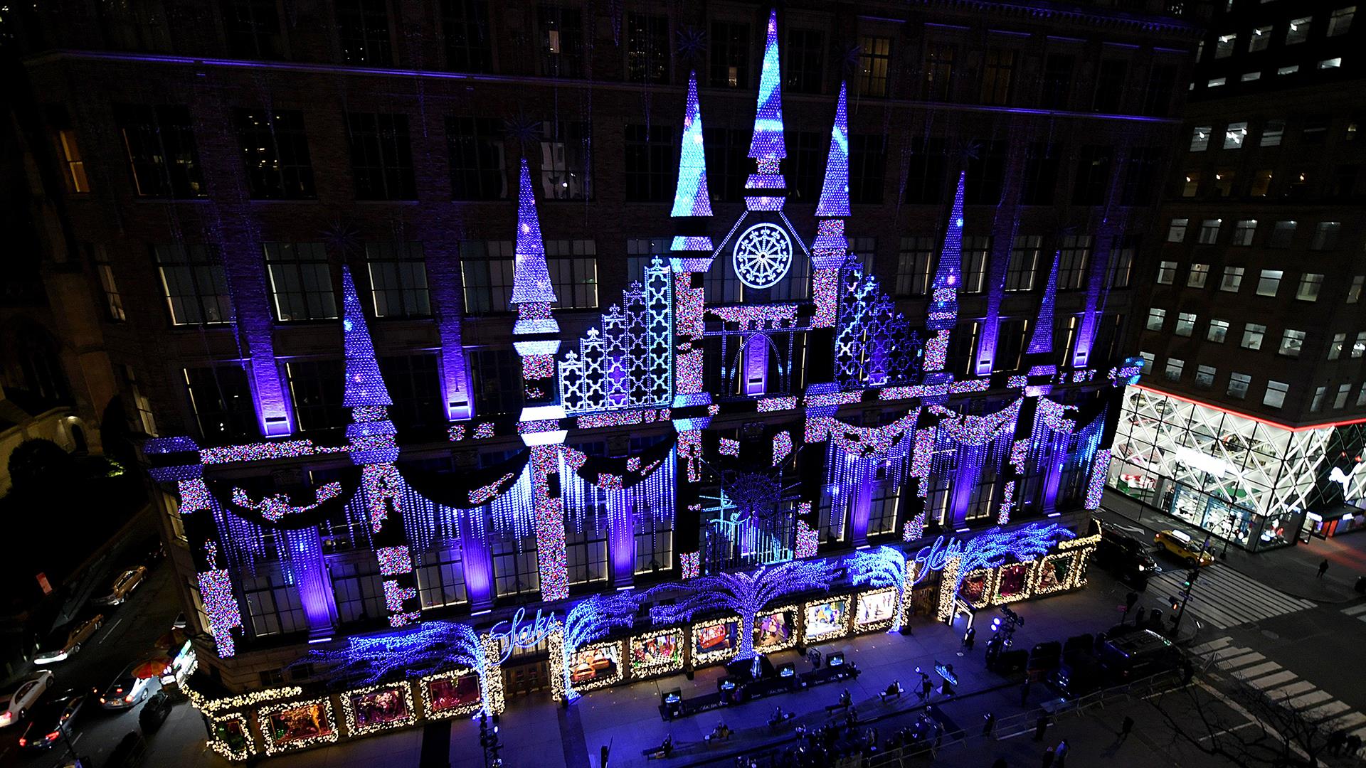 Watch: Saks Avenue unveils annual holiday show