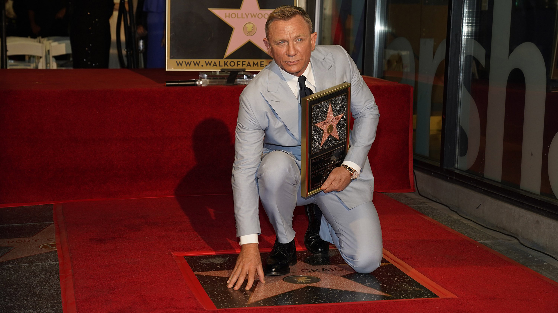 James Bond actor Daniel Craig honored with star on Hollywood Walk of Fame