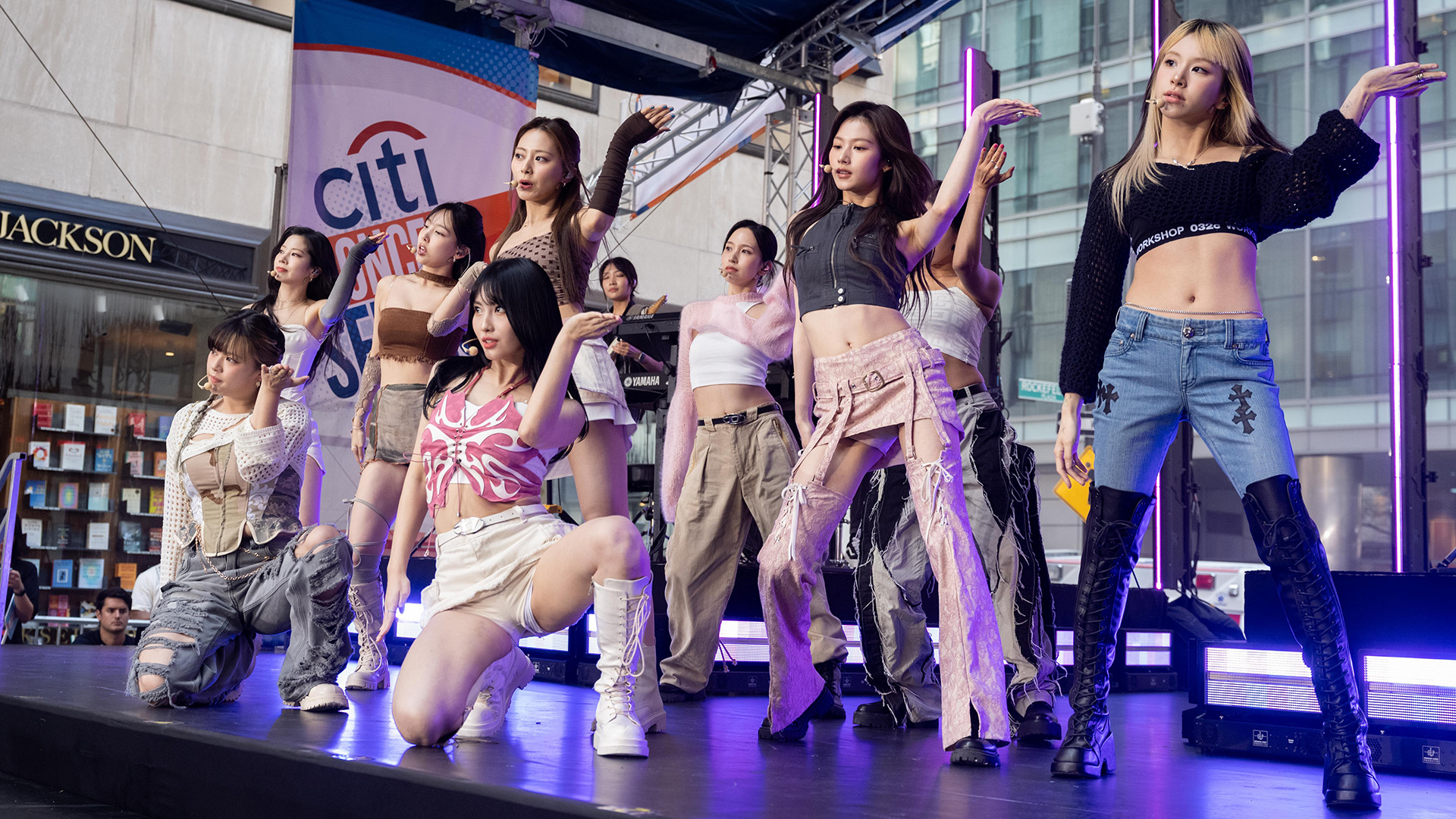 Twice Takes Over The TODAY Show Plaza For The Citi Concert Series