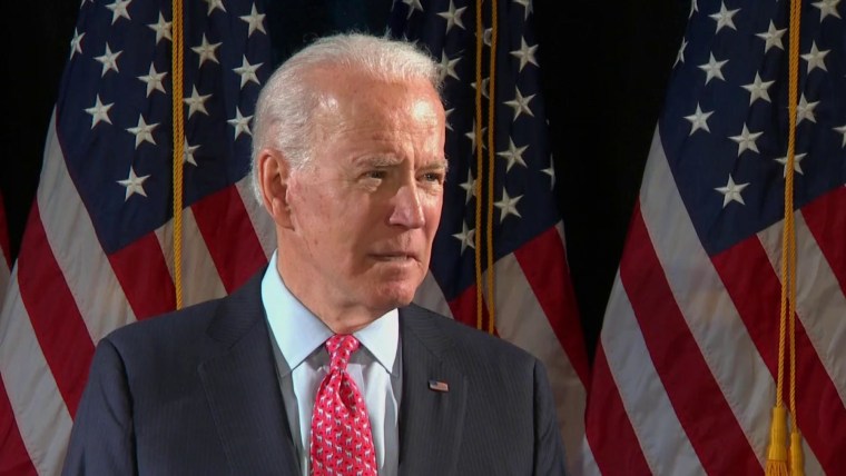 Presidential candidate Joe Biden on coronavirus outbreak