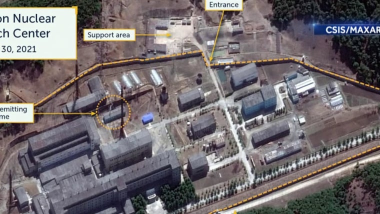 Satellite image shows renewed activity at North Korean nuclear lab - NBC News